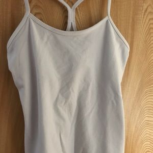 Lululemon Power-Y white tank